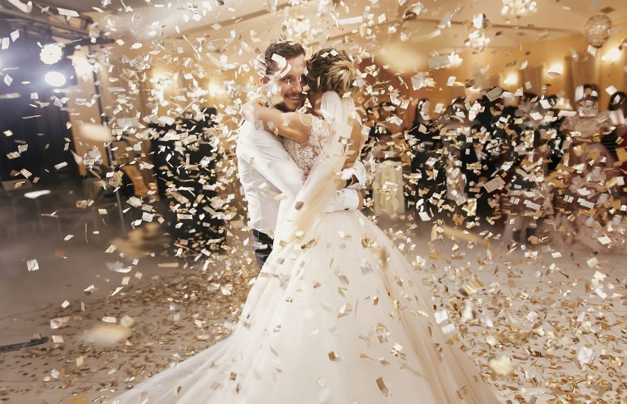 Salón de fiestas elegante